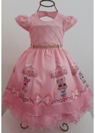 VESTIDO LOL ROSA N. 1 E 2